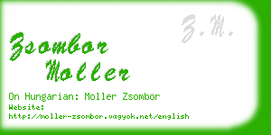 zsombor moller business card
